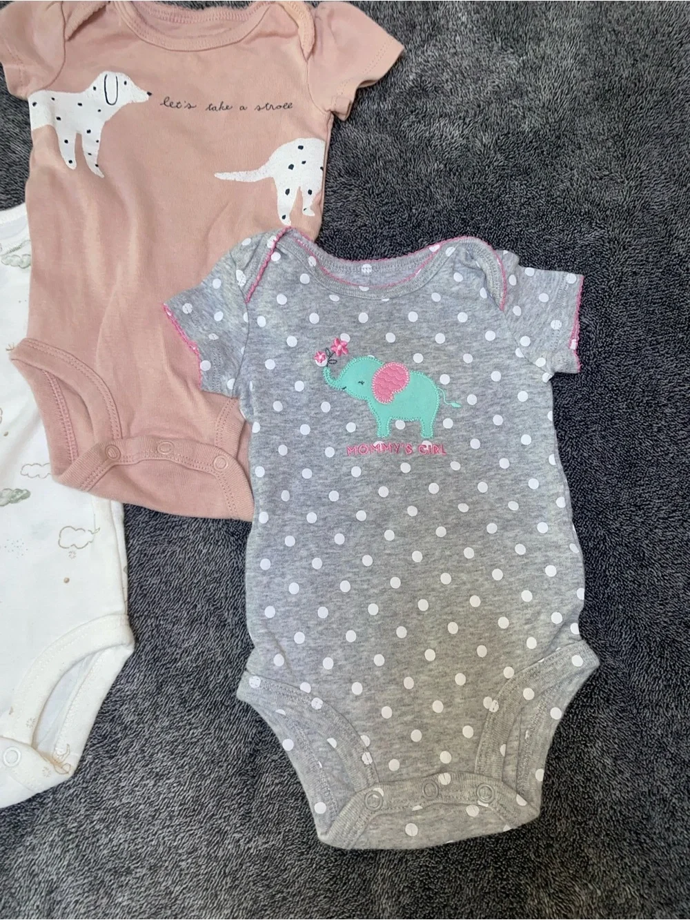 6-Piece Carter’s Baby Girl Onesie Bundle | 3 Months